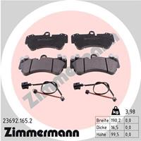 porsche Remblokkenset 236921652