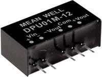 meanwell Mean Well DPU01N-15 DC/DC-convertermodule 33 mA 1 W Aantal uitgangen: 2 x Inhoud 1 stuk(s)
