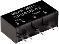 meanwell Mean Well SPU01M-15 DC/DC-convertermodule 67 mA 1 W Aantal uitgangen: 1 x