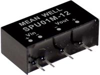 meanwell Mean Well SPU01L-12 DC/DC-convertermodule 84 mA 1 W Aantal uitgangen: 1 x