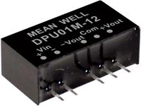meanwell Mean Well DPU01L-05 DC/DC-convertermodule 100 mA 1 W Aantal uitgangen: 2 x