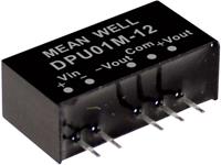 meanwell Mean Well DPU01M-05 DC/DC-convertermodule 100 mA 1 W Aantal uitgangen: 2 x