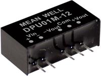 meanwell Mean Well DPU01M-15 DC/DC-convertermodule 33 mA 1 W Aantal uitgangen: 2 x