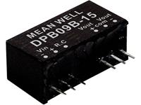 meanwell Mean Well DPB09B-15 DC/DC-convertermodule 300 mA 9 W Aantal uitgangen: 2 x