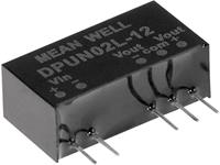 meanwell Mean Well DPUN02N-12 DC/DC-converter +12 V/DC, -12 V/DC 83 mA 2 W Aantal uitgangen: 2 x Inhoud 1 stuk(s)
