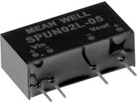 meanwell Mean Well DPUN02L-05 DC/DC-converter +5 V/DC, -5 V/DC +200 mA 2 W Aantal uitgangen: 2 x