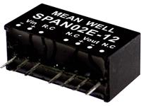 meanwell Mean Well SPAN02A-15 DC/DC-convertermodule 134 mA 2 W Aantal uitgangen: 1 x