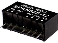 meanwell Mean Well SPAN02B-05 DC/DC-convertermodule 400 mA 2 W Aantal uitgangen: 1 x