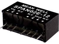 meanwell Mean Well SPAN02B-15 DC/DC-convertermodule 134 mA 2 W Aantal uitgangen: 1 x