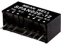 meanwell Mean Well SPAN02E-03 DC/DC-convertermodule 500 mA 2 W Aantal uitgangen: 1 x