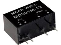 meanwell Mean Well MDS01M-12 DC/DC-convertermodule 84 mA 1 W Aantal uitgangen: 1 x