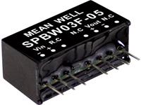 meanwell Mean Well SPBW03F-15 DC/DC-convertermodule 200 mA 3 W Aantal uitgangen: 1 x Inhoud 1 stuk(s)