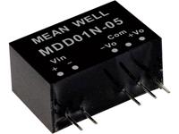meanwell Mean Well MDD01N-09 DC/DC-convertermodule 56 mA 1 W Aantal uitgangen: 2 x
