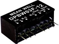 meanwell Mean Well DPBW03F-15 DC/DC-convertermodule 100 mA 3 W Aantal uitgangen: 2 x