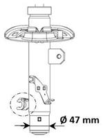 KYB Stoßdämpfer 3338012 Stoßdämpfersatz PEUGEOT,208,208 Kasten