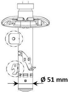 KYB Stoßdämpfer 3348013 Stoßdämpfersatz PEUGEOT,208,208 Kasten