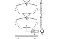 Volkswagen Remblokken set