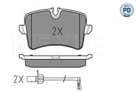 audi Remblokkenset, schijfrem 0252460617PD