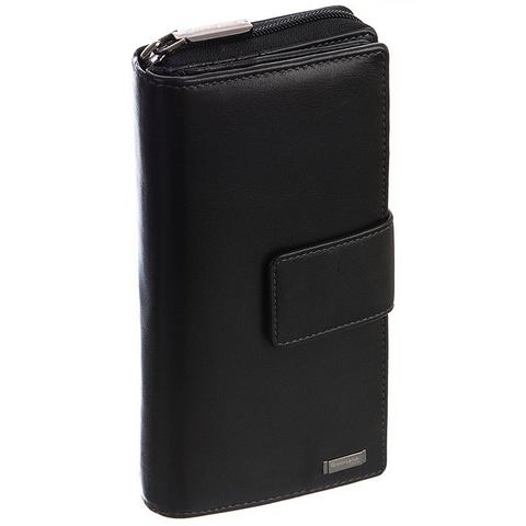 GreenLand Nature Portemonnee Black Nappa met rfid-bescherming