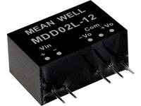 meanwell Mean Well MDD02L-15 DC/DC-convertermodule 67 mA 2 W Aantal uitgangen: 2 x