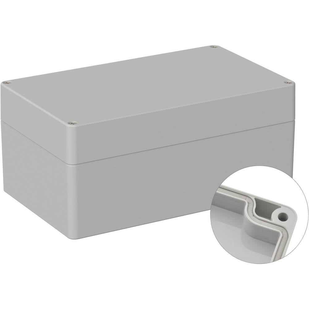trucomponents TRU COMPONENTS TC-9065672 Industriële behuizing 200 x 120 x 90 ABS Grijs-wit (RAL 7035) 1 stuk(s)