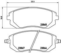 BREMBO XTRA LINE BREMBO, u.a. für Subaru