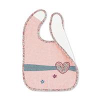 Sterntaler Klettlätzchen "Mabel", Klettverschluss, beschichtet, für Babys, rosé