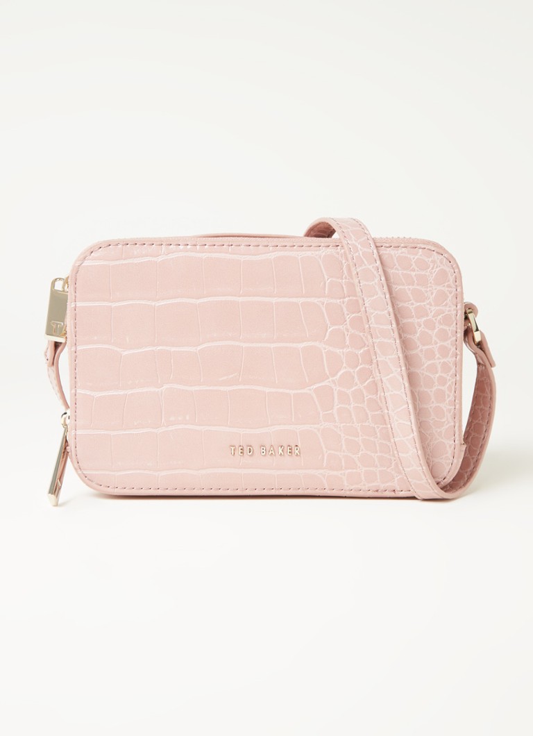 Ted Baker Stina crossbodytas met crocostructuuur