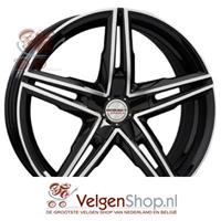 Borbet Xrs Black polished glossy 8.5x19 5x108 ET45