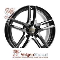 Speedline SL1 Imperator Black Front Polished 18 inch