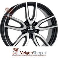 Rial Torino Diamant schwarz frontpoliert 6.5x16 5x108 ET50