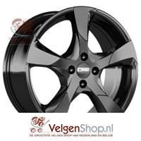 CMS C18 Complete black gloss 7.5x17 5x112 ET35