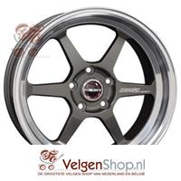 Borbet DB8GT graphite rim polished 18 inch