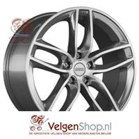 BBS Sx Platinum silver diamond cut 8.5x19 5x120 ET32