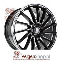 DIEWE WHEELS BRIOSA Zwart met gepolijste rand