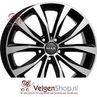 Alu velg mak wolf 7,5x17 5x100 et48