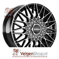 Ronal Lsx Jetblack frontkopiert 7x16 5x112 ET50