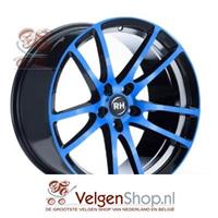 Rh Alurad BO FLOWFORMING COLOR POL BLUE 5X112 ET45 HB72.6 ALLOYWHEEL 9.5X19