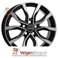 Alu velg mak highlands 7x17 5x108 et45