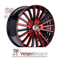 Rh Alurad WM FLOWFORMING COLOR POL RED 5X120 ET40 HB74.1 ALLOYWHEEL 10X20