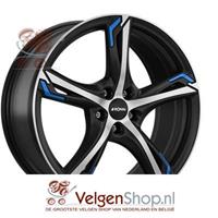 Ronal R62 Blue Jetblack Matt Polished 17 inch