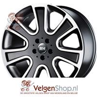 Rh Alurad NAJ BLACK FULL POL 5X112 ET60 HB158 ALLOYWHEEL 8.5X18