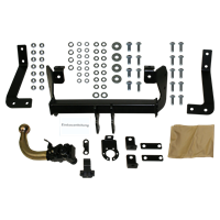 AUTO-HAK Anhängerkupplung abnehmbar Kugelstange von hinten gesteckt - PEUGEOT 205 I