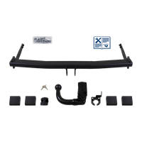 Brink Anhängerkupplung abnehmbar inkl. E-Satz 13polig spezifisch + Adapter - SKODA FABIA II