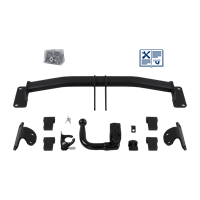 Brink Anhängerkupplung abnehmbar inkl. E-Satz 13polig spezifisch + Adapter - JAGUAR XE