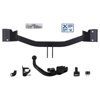 Brink Anhängerkupplung abnehmbar inkl. E-Satz 13polig spezifisch + Adapter - HYUNDAI i30