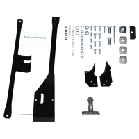 GDW Anhängebock inkl. E-Satz 13polig universal + Adapter - ROVER 400 Schrägheck