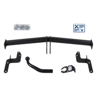 Brink Anhängerkupplung starr inkl. E-Satz 13polig spezifisch + Adapter - PEUGEOT 207 CC