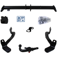 Westfalia Anhängerkupplung abnehmbar inkl. E-Satz 13polig spezifisch + Adapter - CITROËN BERLINGO