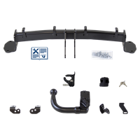 Brink Anhängerkupplung abnehmbar inkl. E-Satz 13polig spezifisch + Adapter - BMW 5 Touring